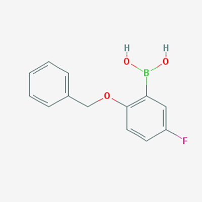 Picture of 2-Benzyloxy-5-fluorophenylboronicacid