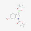 Picture of tert-Butyl 6-methoxy-3-(4,4,5,5-tetramethyl-1,3,2-dioxaborolan-2-yl)-1H-indole-1-carboxylate