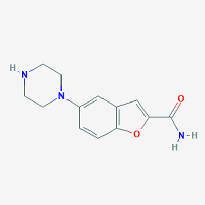 Picture of 5-(Piperazin-1-yl)benzofuran-2-carboxamide