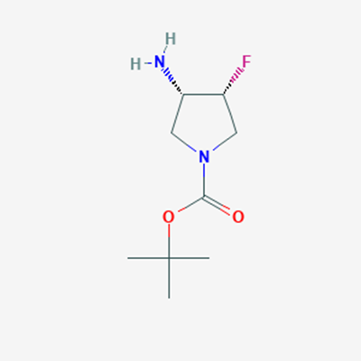 Picture of (3S,4R)-tert-Butyl 3-amino-4-fluoropyrrolidine-1-carboxylate