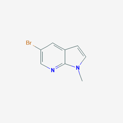 Picture of 5-Bromo-1-methyl-1H-pyrrolo[2,3-b]pyridine