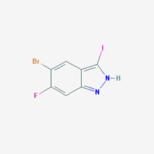 Picture of 5-Bromo-6-fluoro-3-iodo-1H-indazole