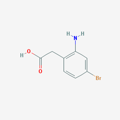 Picture of 2-(2-Amino-4-bromophenyl)acetic acid