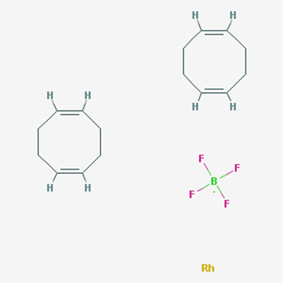Picture of Bis(1,5-cyclooctadiene)rhodium(I) tetrafluoroborate