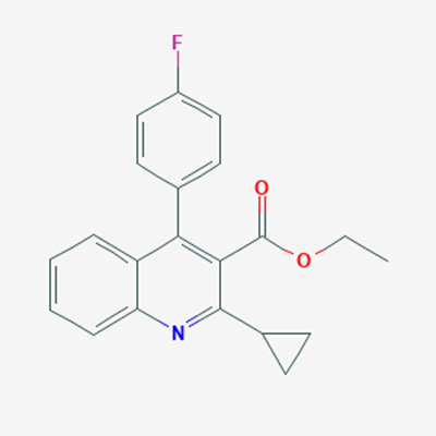 Picture of Ethyl 2-cyclopropyl-4-(4-fluorophenyl)quinoline-3-carboxylate