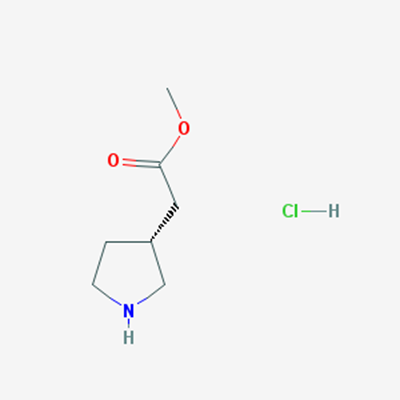 Picture of (R)-Methyl 2-(pyrrolidin-3-yl)acetate hydrochloride