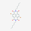 Picture of 4,9-Dibromo-2,7-dihexylbenzo[lmn][3,8]phenanthroline-1,3,6,8(2H,7H)-tetraone
