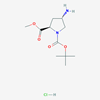 Picture of (2R,4S)-1-tert-Butyl 2-methyl 4-aminopyrrolidine-1,2-dicarboxylate hydrochloride