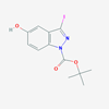 Picture of tert-Butyl 5-hydroxy-3-iodo-1H-indazole-1-carboxylate