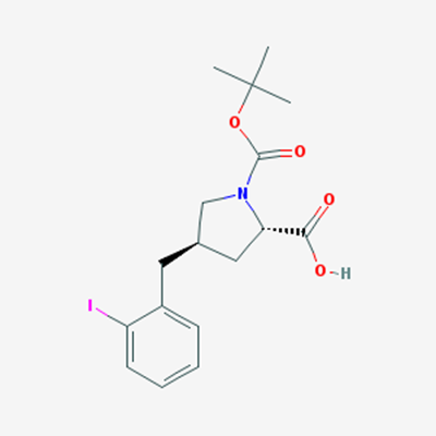 Picture of (2S,4R)-1-(tert-Butoxycarbonyl)-4-(2-iodobenzyl)pyrrolidine-2-carboxylic acid