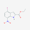 Picture of Ethyl 4-fluoro-7-nitro-1H-indole-2-carboxylate