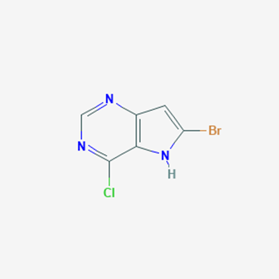Picture of 6-Bromo-4-chloro-5H-pyrrolo[3,2-d]pyrimidine