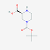 Picture of (S)-4-(tert-Butoxycarbonyl)piperazine-2-carboxylic acid