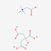Picture of 2-(Trimethylammonio)acetate compound with 2-hydroxypropane-1,2,3-tricarboxylic acid (1:1)