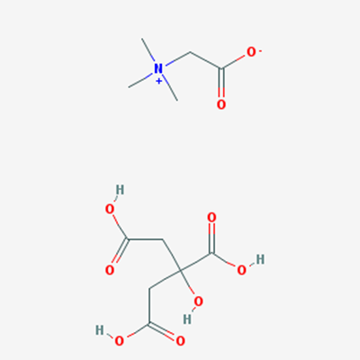 Picture of 2-(Trimethylammonio)acetate compound with 2-hydroxypropane-1,2,3-tricarboxylic acid (1:1)