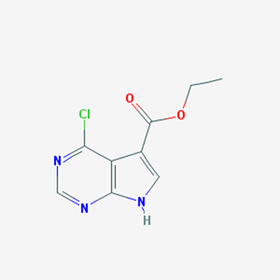 Picture of Ethyl 4-chloro-7H-pyrrolo[2,3-d]pyrimidine-5-carboxylate