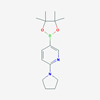 Picture of 2-(Pyrrolidin-1-yl)-5-(4,4,5,5-tetramethyl-1,3,2-dioxaborolan-2-yl)pyridine