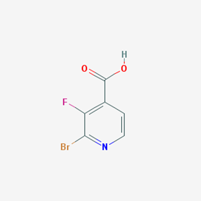 Picture of 2-Bromo-3-fluoroisonicotinic acid