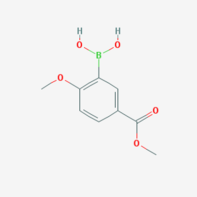 Picture of (2-Methoxy-5-(methoxycarbonyl)phenyl)boronic acid