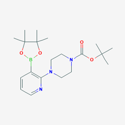 Picture of tert-Butyl 4-(3-(4,4,5,5-tetramethyl-1,3,2-dioxaborolan-2-yl)pyridin-2-yl)piperazine-1-carboxylate