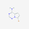 Picture of 7-Bromopyrrolo[2,1-f][1,2,4]triazin-4-amine