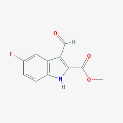 Picture of 5-Fluoro-3-formyl-1H-indole-2-carboxylicacidmethylester