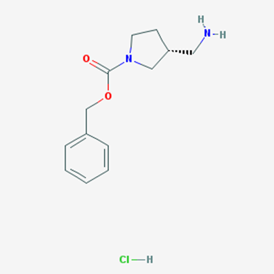 Picture of (R)-Benzyl 3-(aminomethyl)pyrrolidine-1-carboxylate hydrochloride