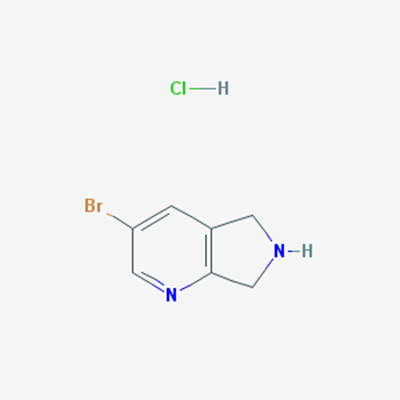 Picture of 3-Bromo-6,7-dihydro-5H-pyrrolo[3,4-b]pyridine hydrochloride