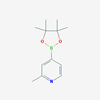 Picture of 2-Methyl-4-(4,4,5,5-tetramethyl-1,3,2-dioxaborolan-2-yl)pyridine