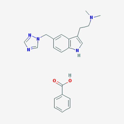 Picture of 2-(5-((1H-1,2,4-Triazol-1-yl)methyl)-1H-indol-3-yl)-N,N-dimethylethanamine benzoate