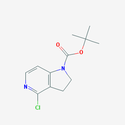 Picture of tert-Butyl 4-chloro-2,3-dihydro-1H-pyrrolo[3,2-c]pyridine-1-carboxylate