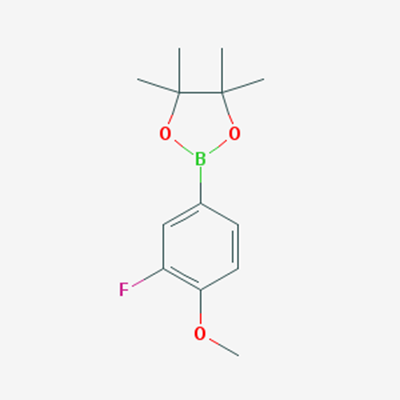 Picture of 2-(3-Fluoro-4-methoxyphenyl)-4,4,5,5-tetramethyl-1,3,2-dioxaborolane