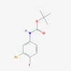 Picture of tert-Butyl (3-bromo-4-fluorophenyl)carbamate