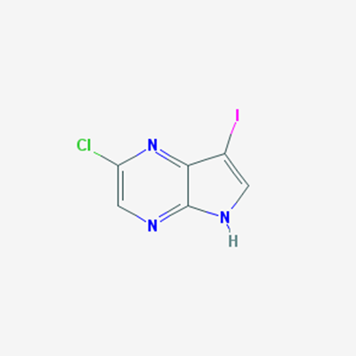 Picture of 2-Chloro-7-iodo-5H-pyrrolo[2,3-b]pyrazine