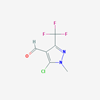 Picture of 5-Chloro-1-methyl-3-(trifluoromethyl)-1H-pyrazole-4-carbaldehyde