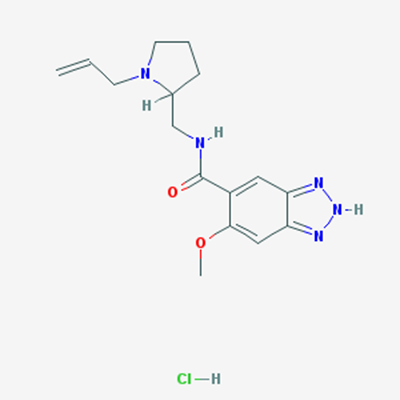 Picture of N-((1-Allylpyrrolidin-2-yl)methyl)-6-methoxy-1H-benzo[d][1,2,3]triazole-5-carboxamide hydrochloride