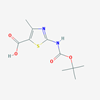 Picture of 2-((tert-Butoxycarbonyl)amino)-4-methylthiazole-5-carboxylic acid