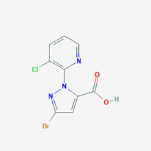 Picture of 3-Bromo-1-(3-chloropyridin-2-yl)-1H-pyrazole-5-carboxylic acid