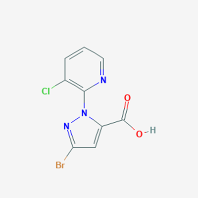 Picture of 3-Bromo-1-(3-chloropyridin-2-yl)-1H-pyrazole-5-carboxylic acid