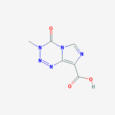 Picture of 3-Methyl-4-oxo-3,4-dihydroimidazo[5,1-d][1,2,3,5]tetrazine-8-carboxylic acid