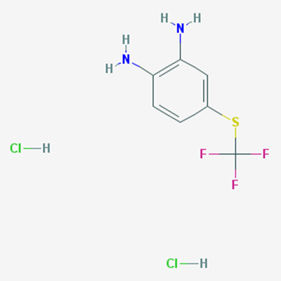 Picture of 4-((Trifluoromethyl)thio)benzene-1,2-diamine dihydrochloride