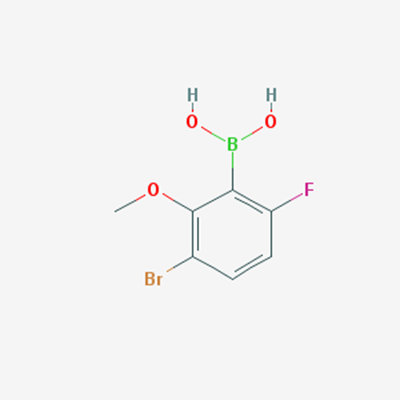 Picture of 3-Bromo-6-fluoro-2-methoxyphenylboronic acid