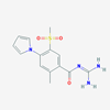 Picture of N-Carbamimidoyl-2-methyl-5-(methylsulfonyl)-4-(1H-pyrrol-1-yl)benzamide