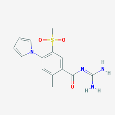 Picture of N-Carbamimidoyl-2-methyl-5-(methylsulfonyl)-4-(1H-pyrrol-1-yl)benzamide