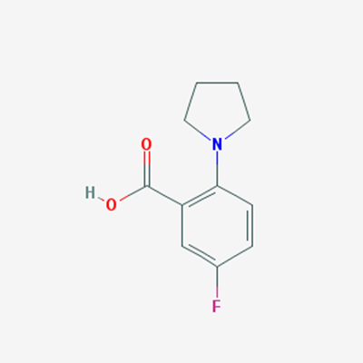 Picture of 5-Fluoro-2-(pyrrolidin-1-yl)benzoic acid