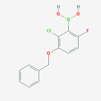 Picture of 3-Benzyloxy-2-chloro-6-fluorophenylboronic acid