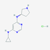 Picture of (S)-N4-Cyclopropyl-N6-(pyrrolidin-3-yl)pyrimidine-4,6-diamine hydrochloride