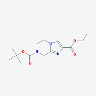 Picture of 7-tert-Butyl 2-ethyl 5,6-dihydroimidazo[1,2-a]pyrazine-2,7(8H)-dicarboxylate