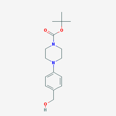 Picture of TERT-BUTYL4-[4-(HYDROXYMETHYL)PHENYL]TETRAHYDRO-1(2H)-PYRAZINECARBOXYLATE