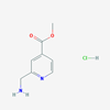 Picture of Methyl 2-(aminomethyl)pyridine-4-carboxylate hydrochloride